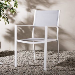 Chania utestol - Grå/Vit