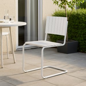 Holmsund stapelbar stol utan armstöd - Vit