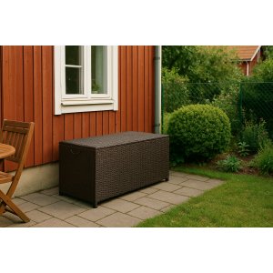 Alma dynbox brun konstrotting