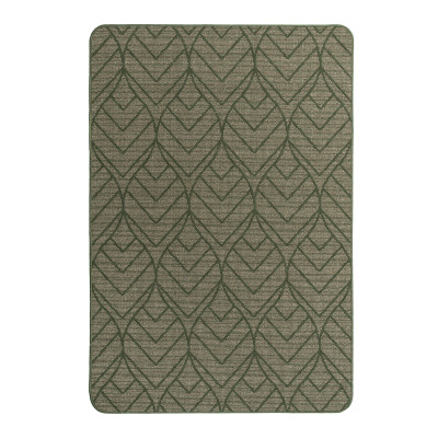 Fiore grön - matta med gummibaksida