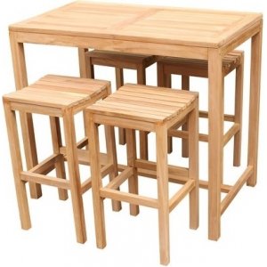 Bargrupp Bistro - 120x70 cm + Rengöringsspray för utemöbler