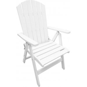 Positionsstol Kungshamn - Vit + Textilimpregnering för utemöbler