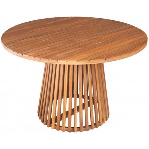 Storkö runt matbord i acacia Ø140 cm + Textilimpregnering för utemöbler