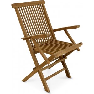 Saltö - Teakstol med armstöd + Rengöringsspray för utemöbler