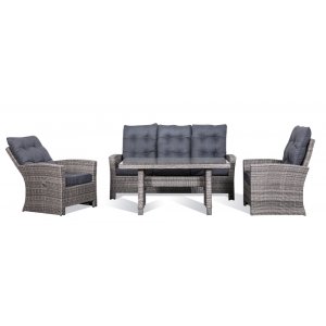 Liberty - utemöbelgrupp beige + Rengöringsspray för utemöbler