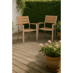 Las Vegas karmstol + Rengöringsspray för utemöbler