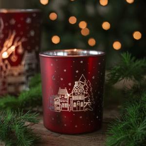 Ljuslykta Winter Cottage - Majas lyktor/ Barncancerfonden