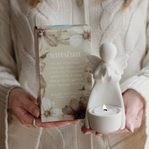 Ljuslykta Skyddsängel, i gåvobox - Majas lyktor/ Barncancerfonden