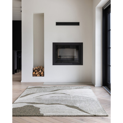 Miller grön - handtuftad ullmatta