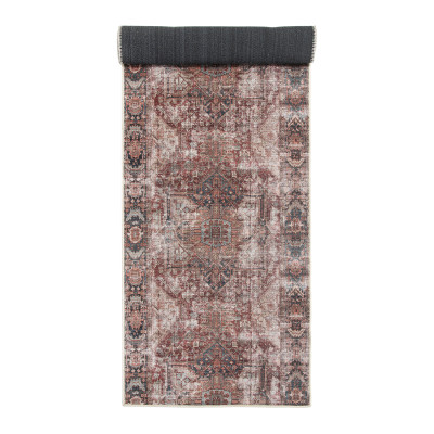 Izmir röd - gångmatta på metervara