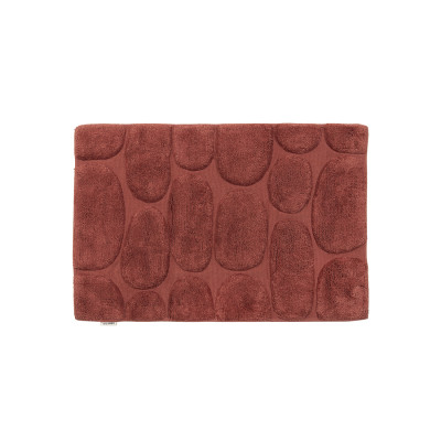 Pebbles burgundy  - badrumsmatta