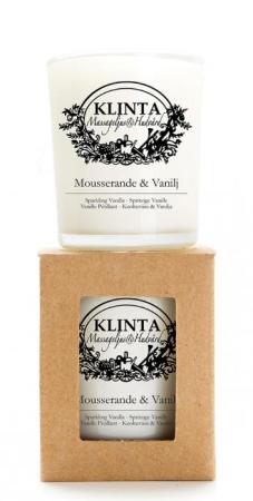 Massageljus/Doftljus Mousserande & Vanilj - Klinta