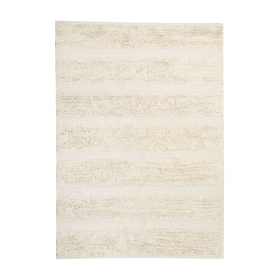 Astoria white - handvävd ullmatta