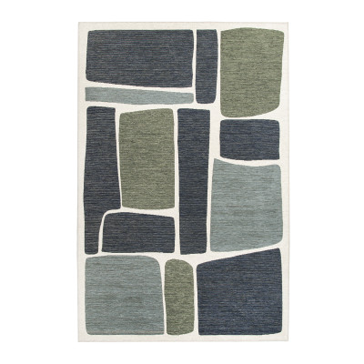 Soho mörkblå - maskinvävd matta