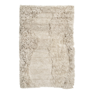 Lazy natur - handvävd ullmatta