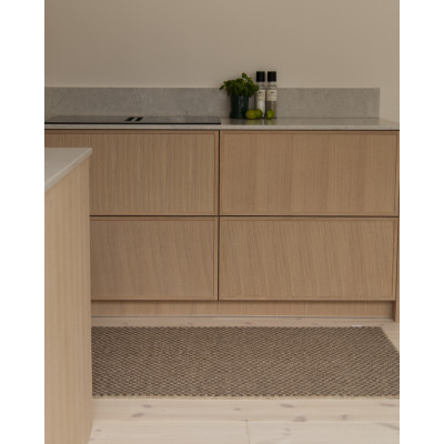 Herning brown - handvävd ullmatta