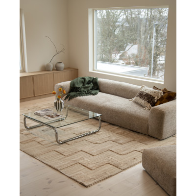 Helags natural - handvävd ullmatta