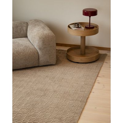 Jelling beige - handvävd ullmatta