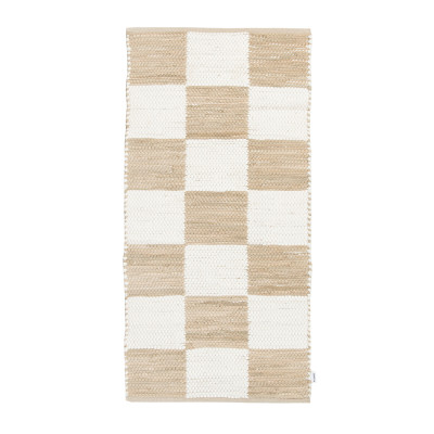Glimt beige - trasmatta